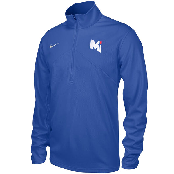 1/4 Zips - DryFIT Training  Royal Blue