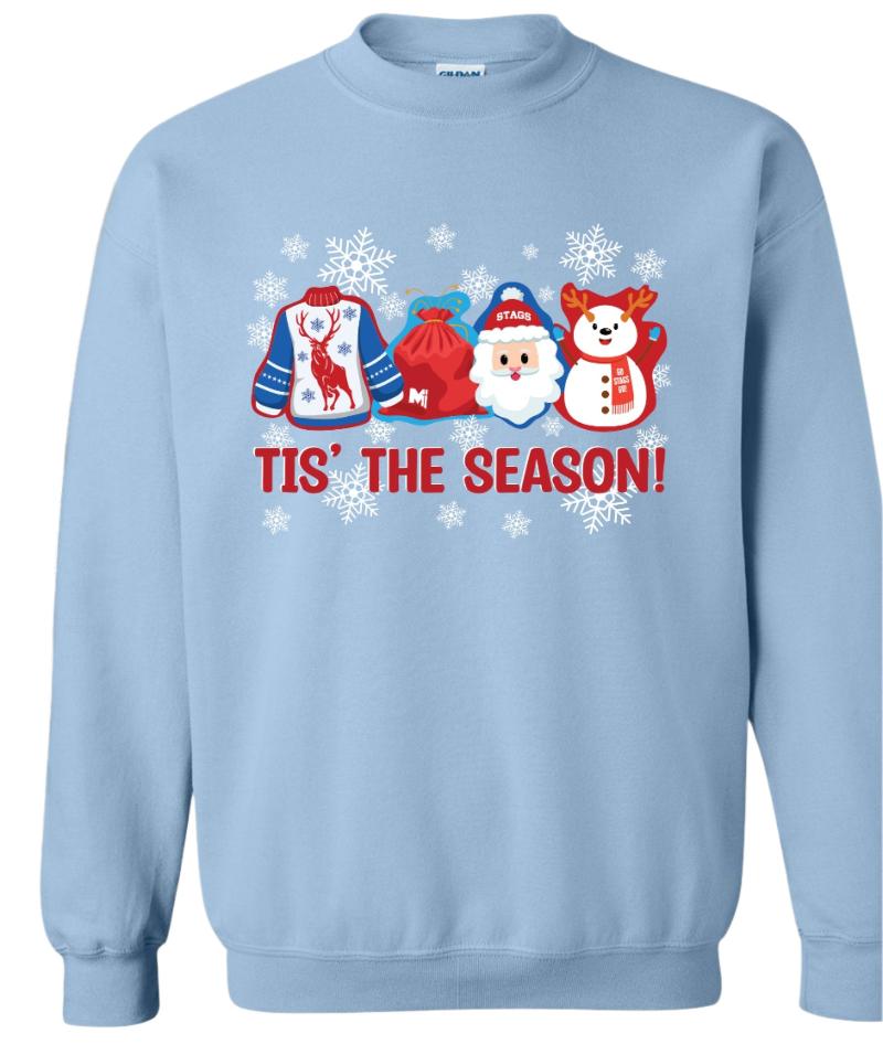 Crew - Tis the Season - Sky Blue