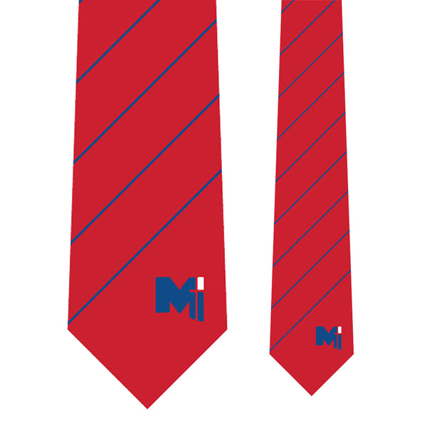 Uniform - Tie Single Striped, Medium Logo